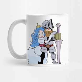 princess and knight Mug